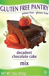 The Gluten-Free Pantry Decadent Chocolate Cake Mix, 15-Ounce Boxes (Pack of 6)