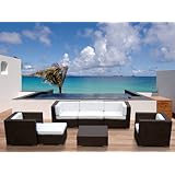 Vilano 7pc Outdoor Sectional Sofa Set Patio Furniture