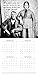 Retro Vintage Black & White Photographs - Women's wit 2017 Monthly Wall Calendar, 12