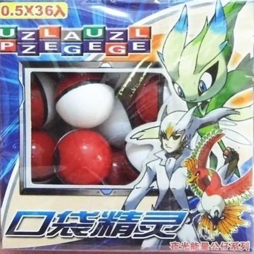 36pcs/lot Pokeball small mega model toy collection gifts by Yuan Xiao 98