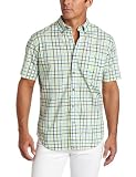Nautica Mens Short Sleeve Yarn Dyes Slub Check Woven 51maUmx3WeL. SL160 Nautica Mens Short Sleeve Yarn Dyes Slub Check Woven