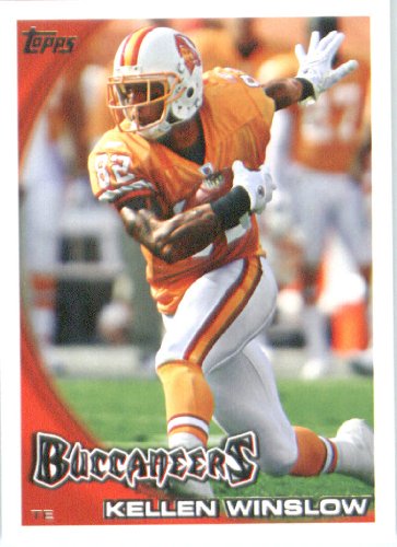 2010 Topps NFL Football Card # 286 Kellen Winslow - Tampa Bay Buccaneers - NFL Trading Card in a Protective ScrewDown Case!
