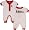 Los Angeles Angels of Anaheim Newborn Pinstripe Coverall - 3/6 months