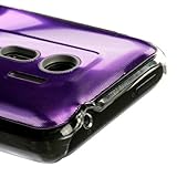 Cosmos Back Cover for HTC EVO 3D, Machined Purple