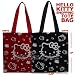 Hello Kitty Red Shopping/Book Tote Bag