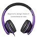 Bluetooth Headphones Over Ear, Hi-Fi Stereo Wireless Headset, Foldable, Soft Memory-Protein Earmuffs, w/Built-in Mic and Wired Mode for PC/Cell Phones/TV