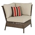 Home Rolston Wicker Sectional Corner Chair
