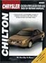Chrysler Concorde, Intreped, LHS, New Yorker, and Vision, 1993-97 (Chilton's Total Car Care Repair Manuals)
