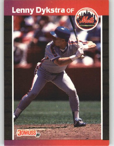 1989 Donruss #353 Len Dykstra - New York Mets (Baseball Cards)