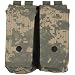 ACU Digital Camouflage AR-15/AK-47 Dual Mag Pouch - 7.75 x 6.5 x 3, MOLLE & Duty Belt Compatible