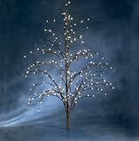 Arktis Profi LED Baum 90 cm (Das Lichterketten Bäumchen für Weihnachten, fix und fertig aufstellfertig inkl. Außentrafo!)