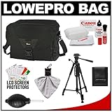 Lowepro Stealth Reporter D650 AW Digital SLR Camera Bag/Case (Black) + Phot ....