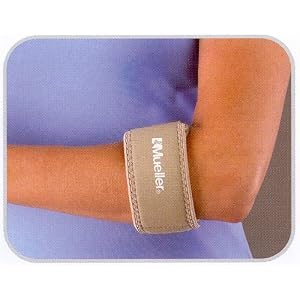 Mueller Tennis Elbow Support Strap #819, Adjustable, Black by Mueller