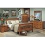 4PC Mission Style Solid Wood Queen Size Complete Bedroom Set