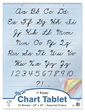 Pacon Colored Paper Chart Tablets, 24 x 32 Inches, 25 Sheets (0074731)
