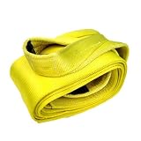 8 X 20' Nylon Recovery Strap Tow Strap with Cordura Eyes, Made in USA by US Cargo Control