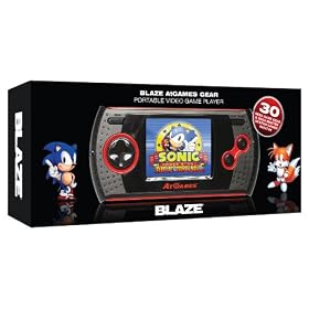 Blaze Gear Sega Master System LCD Handheld Small Box Version - Features 30 Master System and Game Gear Games