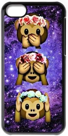 Cute Monkey Emoji Cell Phone Case for Iphone 5C,diy Cute Monkey Emoji cell phone case