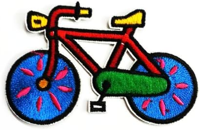 Bicycle Retro Bike 70s Applique Iron-on Patch New
