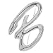 Jewelry : Sterling Silver Letter B Initial Pin
