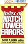 Index of Watchtower Errors 1879 to 1989