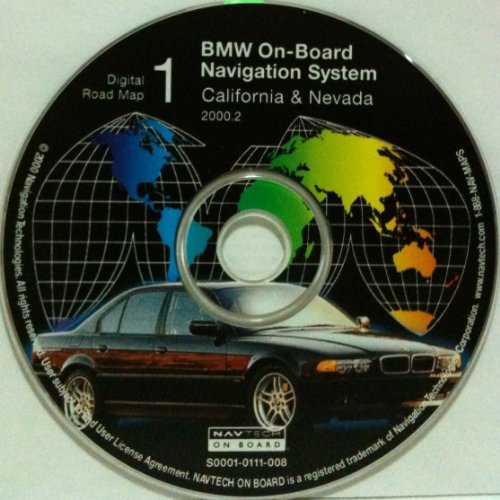 BMW or Land Rover Navigation CD # 1, this disk covers California, Hawaii and Nevada year 2000