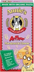 Annie's Homegrown Totally Natural Arthur Macaroni & Cheese, 6-Ounce Boxes (Pack of 12)