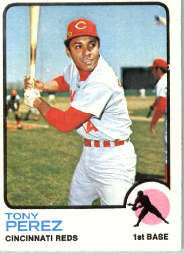 1973 Topps # 275 Tony Perez Cincinnati Reds Baseball Card - In a protective screwdown case!