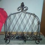 Cookbook Holder Wrought Iron Antiqued Rust Finish