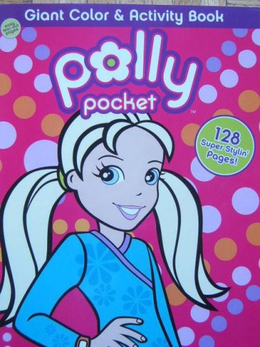 Childrens Toyshop  Toys : Polly Pocket Giant Color & Activity Book
