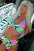 Hawaiian Print Kauai Floral Highwaisted Bikini Bottom