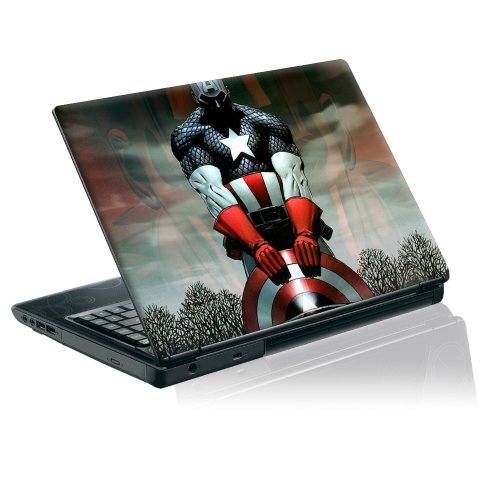  15.4" Taylorhe laptop skin protective decal marvel captain america