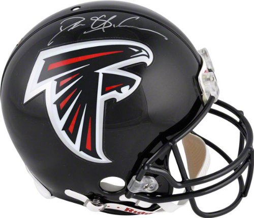 Deion Sanders Autographed Pro-Line Helmet | Details: Atlanta Falcons, Authentic Riddell Helmet