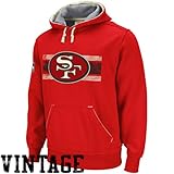 Reebok San Francisco 49ers Vintage Applique Hooded Sweatshirt Medium