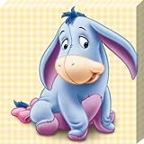 Official Disney Character Canvas Print 25 x 25cm Walt Disney's Winnie the Poohs Loveable Friend Eeyore is a Baby Again