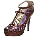 Luichiny Women's Natalie Pump,Bronze,5.5 M US