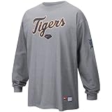 Nike Detroit Tigers Ash Practice Long Sleeve T-shirt