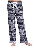 Nautica Sleepwear Women's Flannel Fairisle Pant