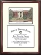 Sul Ross State University Scholar Scholar Mahogany Framed Lithograph w/Diploma Opening