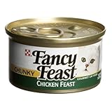 Fancy Feast Gourmet Cat Food, Chunky Chicken Feast, 3-Ounce Cans (Pack of 24)