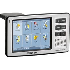 Shinco GM 350S Europe - 3.5" Portable Satellite Navigation With Detailed Western European Maps, MP3, MP4, Destinator 6.0 Software With NavteQ Maps On Board