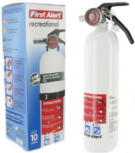 fire extinguisher:First Alert Recreational Fire Extinguisher Images