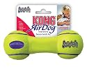 KONG Air Dog Squeaker Dumbbell Dog Toy, Large, Yellow