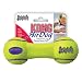 KONG Air Dog Squeaker Dumbbell Dog Toy, Large, Yellow