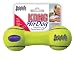 KONG Air Dog Squeaker Dumbbell Dog Toy, Large, Yellow