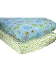 Baby Product: NoJo Little Bedding 2 Count Crib Sheet Set, Ocean Dreams - Little Bedding