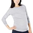 Liz Lange&reg; Essential Layering Long Sleeve Tee - Heather Grey