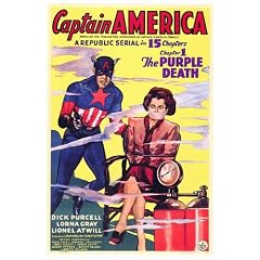 Captain America Plakat Movie Poster (27 x 40 Inches - 69cm x 102cm) (1944)