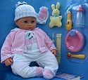 Berchet Funktionspuppe Baby Puppe 52cm