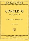 Kabalevsky, Dmitri Concerto in C Major, Op 48 Violin and Piano by Josef Gingold - International Kabalevsky, Dmitri Concerto in C Major, Op 48 Violin and Piano by Josef Gingold - International